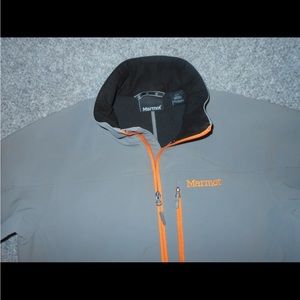 MARMOT A91030 MENS XLARGE GRAY SOFTSHELL WIND JACKET